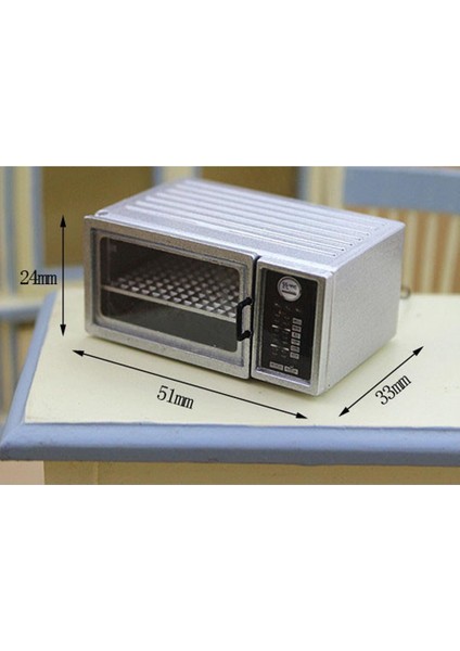 1/12 Dollhouse Minyatür Mobilya Mikrodalga Mutfak Dekoru (Yurt Dışından) indirimleri