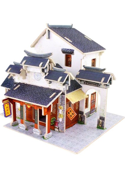 3D Jigsaw Ahşap Minyatür 1/24 Dıy Bebek Modeli - Çin Saten Dükkanı (Yurt Dışından) fırsatları