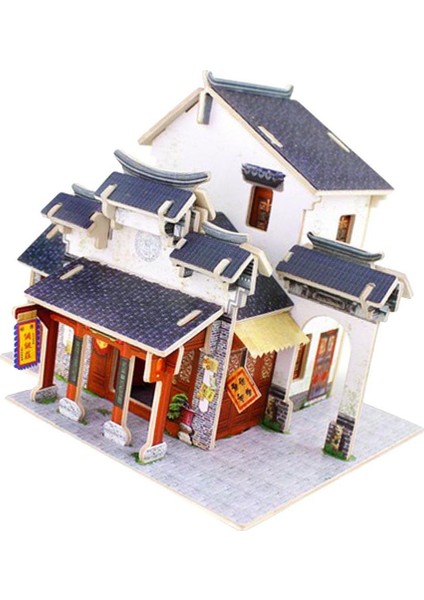 3D Jigsaw Ahşap Minyatür 1/24 Dıy Bebek Modeli - Çin Saten Dükkanı (Yurt Dışından) indirimleri