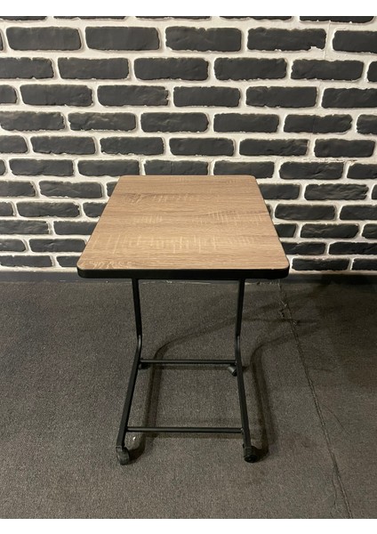 Sehpa Tekerlekli C Koltuk Sehpası Yan Sehpa