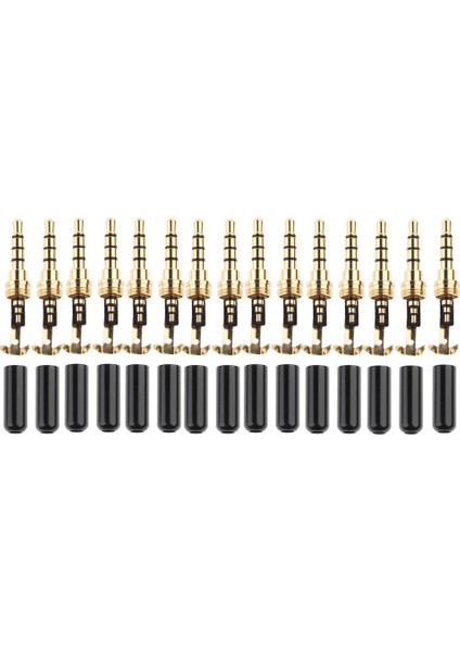 15PCS Acate 3,5mm Jack Stereo Ses Adaptörü Konnektör Kapağı Kulaklık Için (Yurt Dışından)