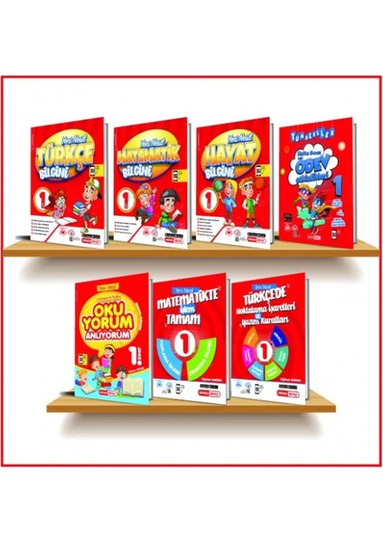 1.Sınıf 2.Dönem Seti Yeni Nesil 7 Kitap