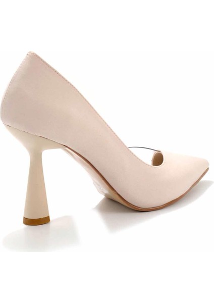 Mat Ten Saten Kadın Klasik Topuklu Ayakkabı K01992000938 fırsatları