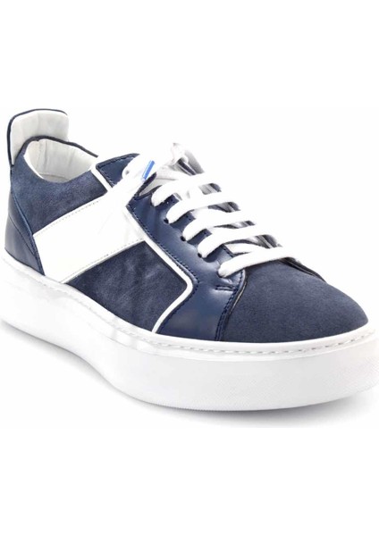 Indigo Süet Leather Erkek Sneaker E01901251402