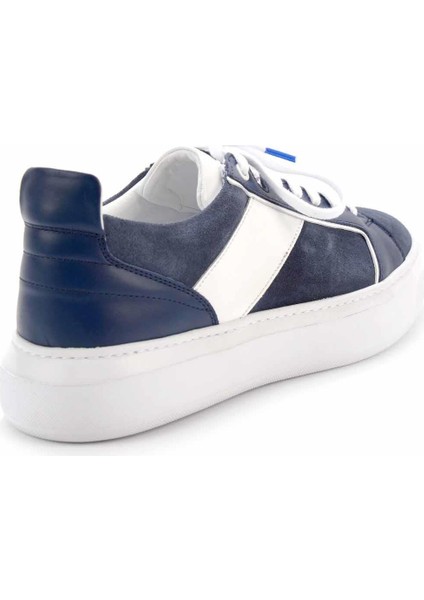 Indigo Süet Leather Erkek Sneaker E01901251402