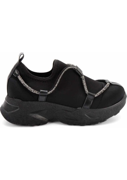 Siyah Streç Kadın Sneaker K01228072017 fiyatları