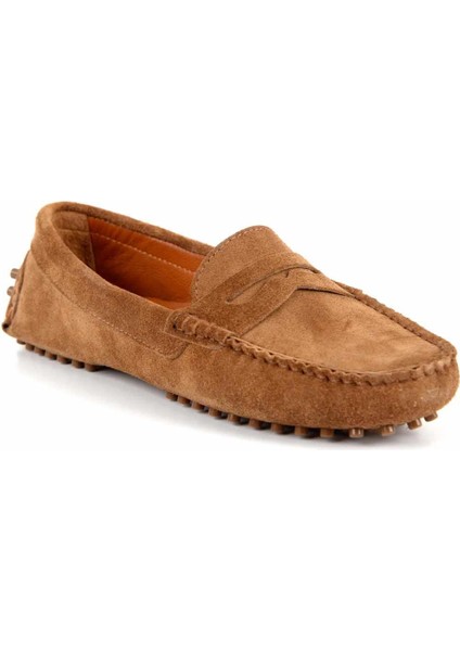 Vizon Süet Leather Kadın Loafer Ayakkabı K01274225202 modelleri