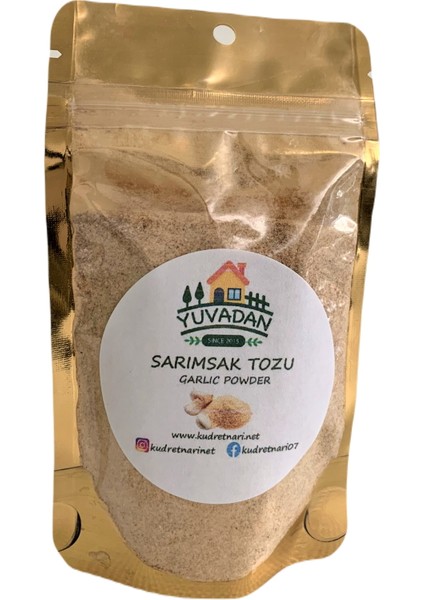 Sarımsak Tozu Kurutulmuş Öğütülmüş 50 gr