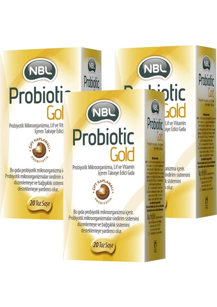 Probiotic Gold 20 Stick Saşe 3 Adet