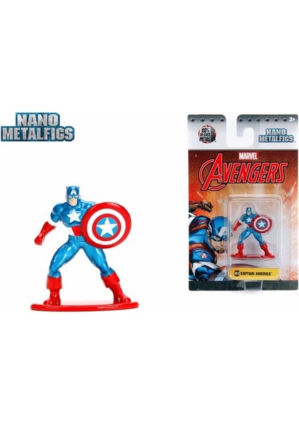 Avengers Nano Metal Figür Captain America modelleri