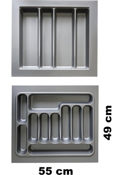 Deltaaks Mobilya Aksesuarları Kaşıklık Ve Kepçelik 55*49 Cm(51*41 Cm'e Kadar Kısaltılabilir.)