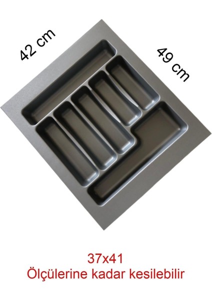 Deltaaks Mobilya Aksesuarları 42/49 Cm Cekmece Içi Kasıklık Gri 35/39 Cm Kadar Kesılebıır fiyatları
