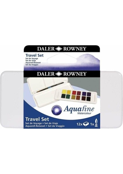 Daler Rowney Aquafine Travel Set 12'li