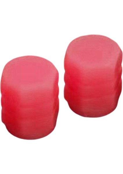 Aydınlık Tekerlekler Şapka Lastik Valf Kökleri Parçaları Kırmızı 2 Adet 0.8cm (Yurt Dışından)