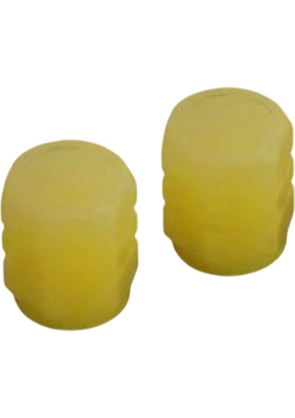 Bisiklet Araç Otomatik Araba Tekerlek Vanası Gövde Kapaklar Sarı 2 Adet 0.8 cm (Yurt Dışından)