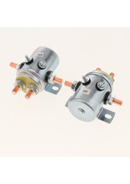 Motor Için 2'li 200A 24V Sürekli Görev Solenoid Röle Terminali (Yurt Dışından)