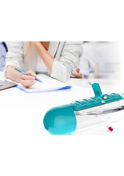 600 ml Dahili 7 Günlük Ilaç Organizer Su Şişesi fiyatları