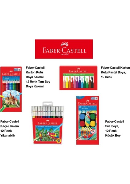 Faber Castell Faber-Castell Boyama Set