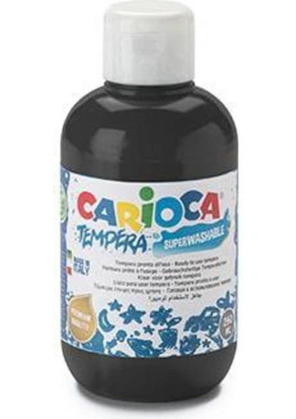 Tempera Yıkanabilir Poster Boya 250 Ml. Siyah