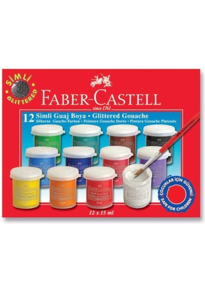 Faber Castell Faber Guaj Boya Simli 12 Li 160404 / fiyatları