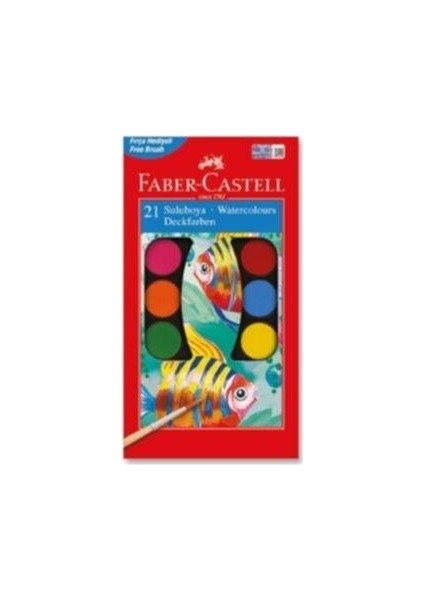 Faber Castell Faber-Castell Suluboya 21 Renk Büyük Boy modelleri