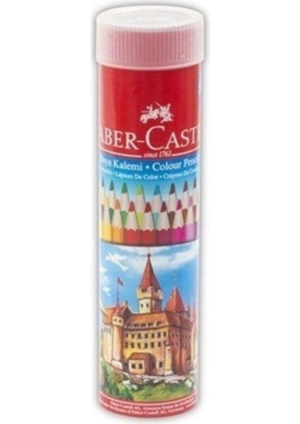 Faber Castell Kuru Boya Metal Tüpte 24'lü