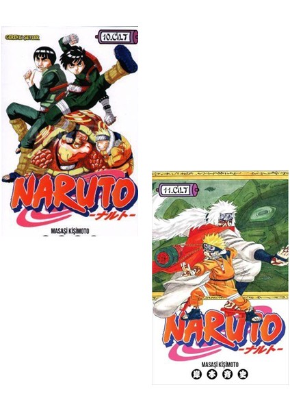 Naruto 10-11. Ciltler Manga Seti