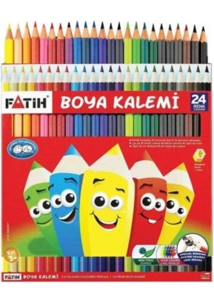 Kuruboya 24 Renk Set Tam Boy