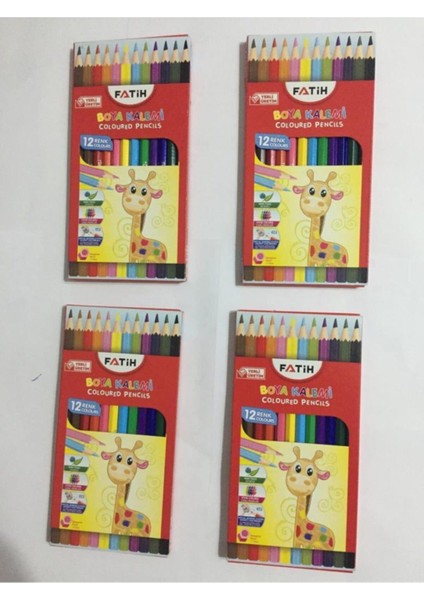 Kuru Boya 12 Li ( 4 Adet)