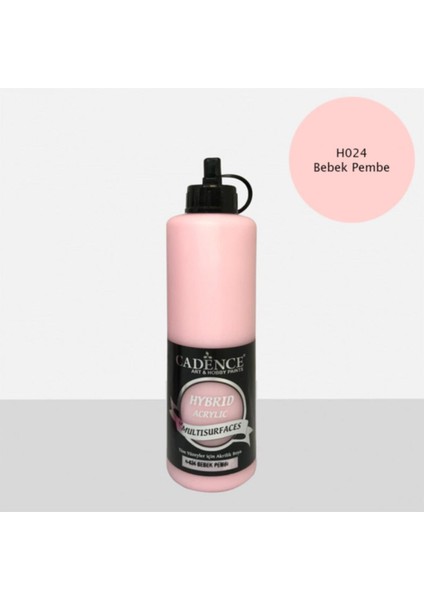 Hybrid Multisurface Akrilik Boya 500 Ml. H-024 Bebek Pembe