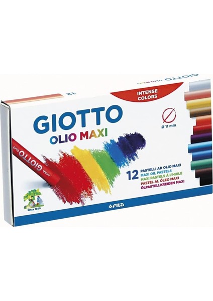 EKS Ticaret Giotto 12LI Olio Yağlı Pastel Silindir