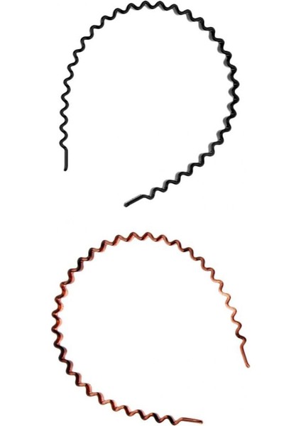 2 Adet Saç Bandı Diş Dalgaları Kafa Bantları (Yurt Dışından)