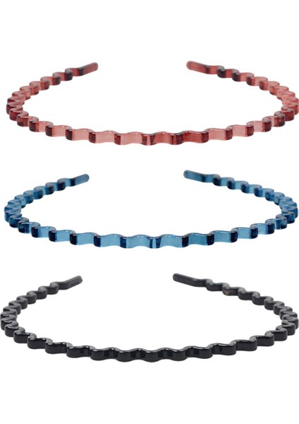 3 Adet Basit Saç Başlığı (Yurt Dışından)