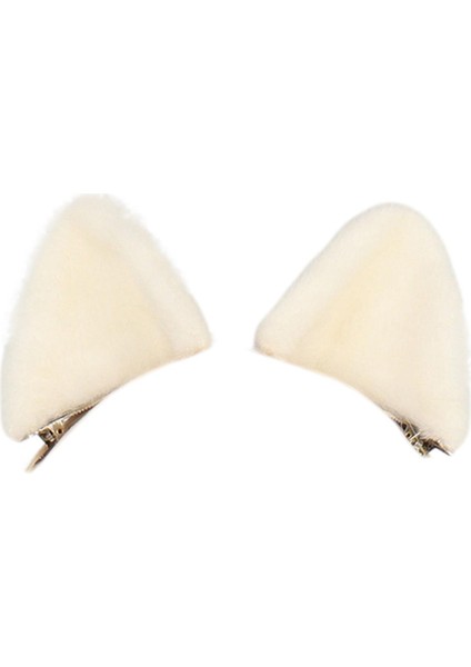 Peluş ve Kuyruk Seti Cadılar Bayramı Süslü Elbise Cosplay Kostüm Beyaz (Yurt Dışından) fiyatları