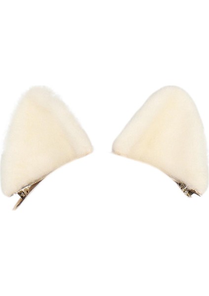 Peluş ve Kuyruk Seti Cadılar Bayramı Süslü Elbise Cosplay Kostüm Beyaz (Yurt Dışından) fırsatları