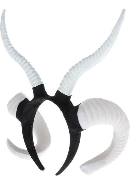 Yaratıcı Simüle Edilmiş Saç Bandı Kafa Bandı Parti Kostümü Pervane Beyaz (Yurt Dışından) fiyatları