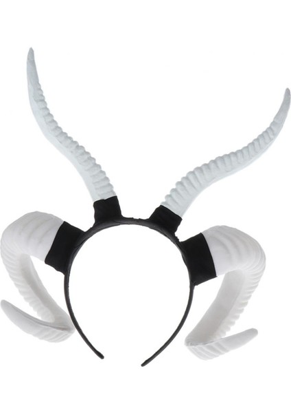 Yaratıcı Simüle Edilmiş Saç Bandı Kafa Bandı Parti Kostümü Pervane Beyaz (Yurt Dışından) modelleri