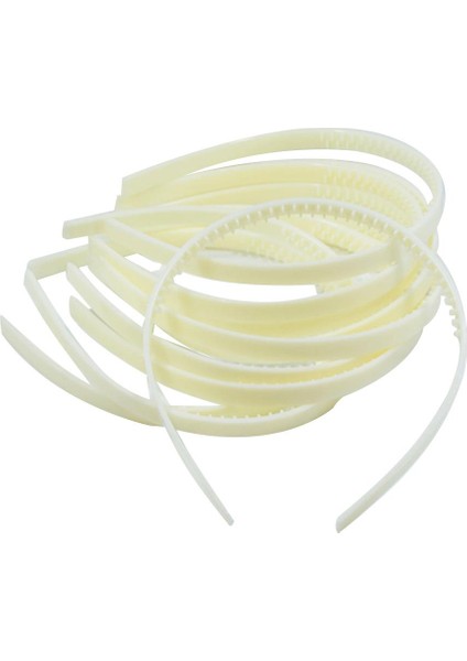 Dıy Headdress Craft ile 10x İnce Bant 10 mm Beyaz (Yurt Dışından) fiyatları