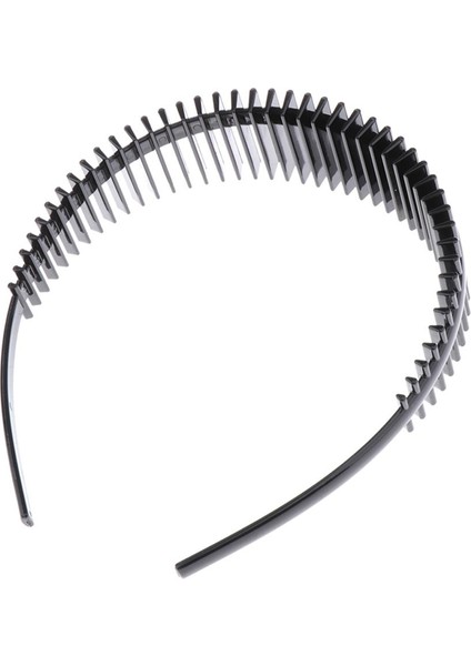 Esnek Dişli Saç Bandı Kafa Bandı Saç Stil Aksesuarları 14.5 x 3.5 cm. (Yurt Dışından)