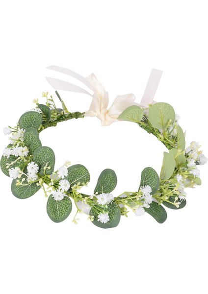 Boho Floral Çelenk Başlık Çiçek Kafa Bandı (Yurt Dışından)