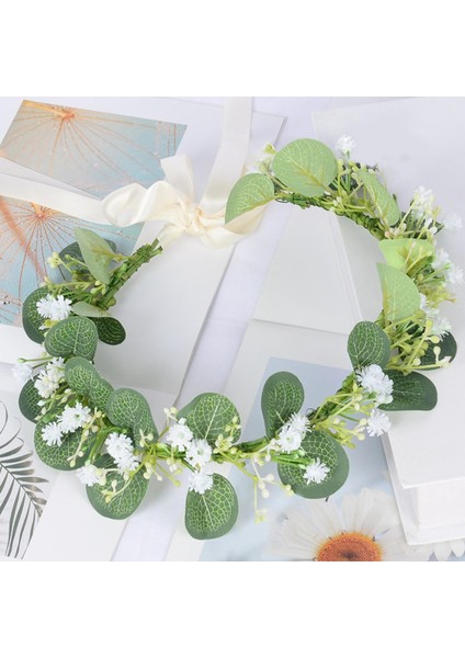 Boho Floral Çelenk Başlık Çiçek Kafa Bandı (Yurt Dışından) fırsatları