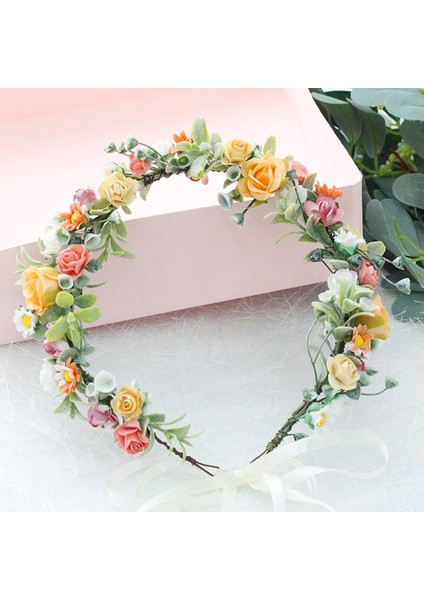 Boho Floral Çelenk Başlık Çiçek Kafa Bandı (Yurt Dışından) indirimleri