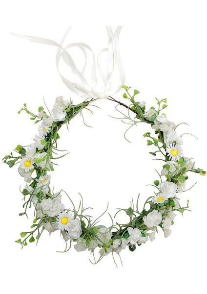 Boho Floral Çelenk Başlık Çiçek Kafa Kafası (Yurt Dışından) fiyatları