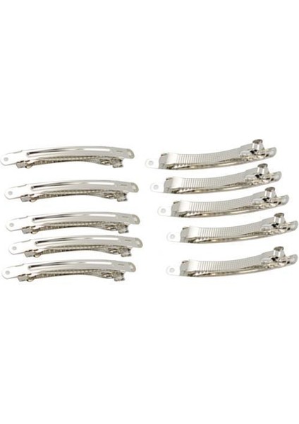 4X10 Adet Fransız Tarzı Saç Klipleri Barrettes Yaylar Diy Zanaat 10 cm. 4 Adet (Yurt Dışından)