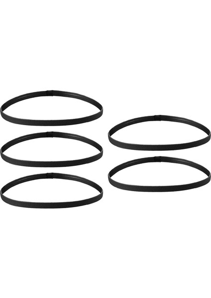 5x Elastik Olmayan İnce Saç Bant Koşmak İçin Spor Salonu Kadın Erkekler Siyah (Yurt Dışından) fiyatları