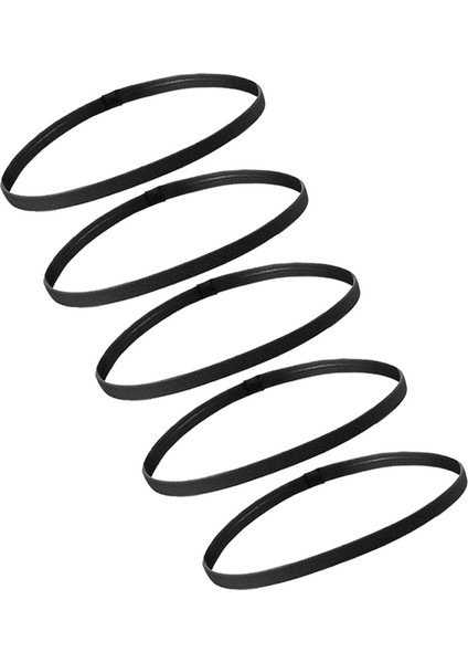 5x Elastik Olmayan İnce Saç Bant Koşmak İçin Spor Salonu Kadın Erkekler Siyah (Yurt Dışından) fırsatları