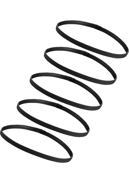 5x Elastik Olmayan İnce Saç Bant Koşmak İçin Spor Salonu Kadın Erkekler Siyah (Yurt Dışından) indirimleri