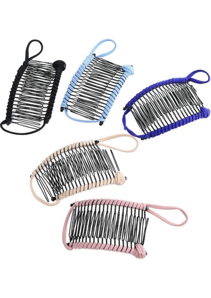 20 Diş Muz Klipsli Saçlar İçin Vintage Saç Pembe (Yurt Dışından) fırsatları