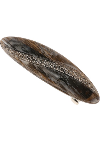 Saç Barrette Klipsli Pim Kelepçeler Kavrama Pençe Slayt Metal Yay Beyaz (Yurt Dışından)