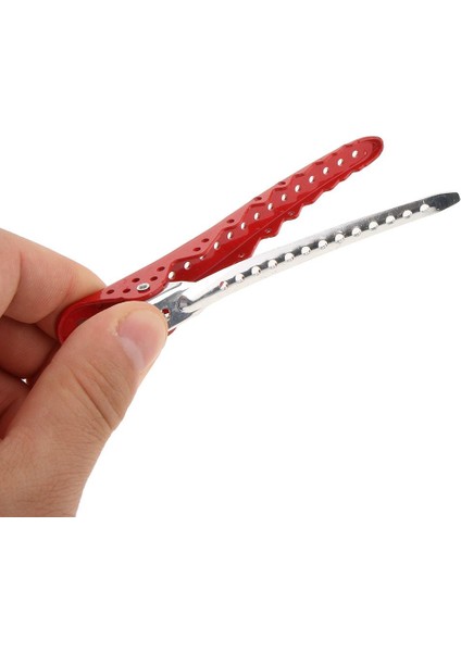 2x 6 Adet Kuaför Salon Bölüm Kelepçesi Kelepçe Kipleri Kırmızı Kavrama (Yurt Dışından) fırsatları